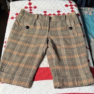 Plaid Knee-Length Shorts by Taikonku for Anthropologie